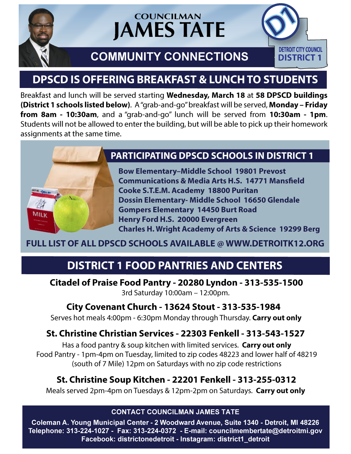 FREE Food Resources in D1 You Can Use During COVID-19